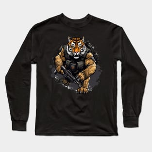 Tiger soldier Long Sleeve T-Shirt